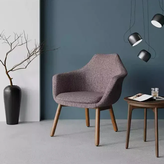 Cronkite Twill Accent Chair Gray