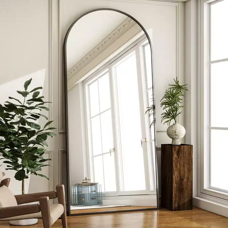 VETROVUE Oversized 30x71 Floor Mirror Arched Full Length Mirrors