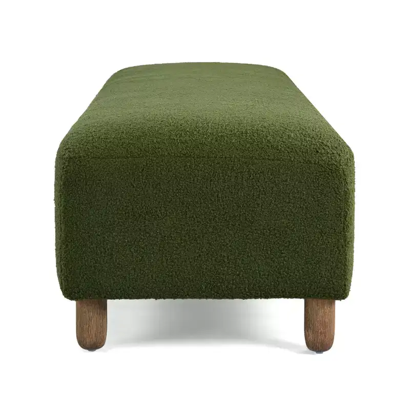Christopher Knight Home Felix Wood Upholstered Ottoman