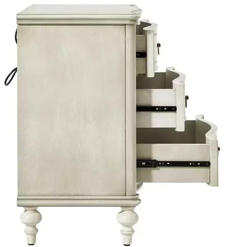 Linus 3-Drawer end table Set of 2| ART OF LIVING DESIGNS