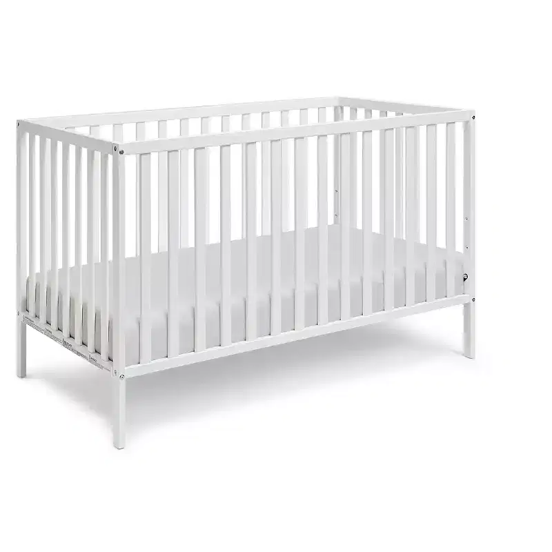 GDFStudio Little 3-in-1 Convertible Solid Wood Bedside Crib Only
