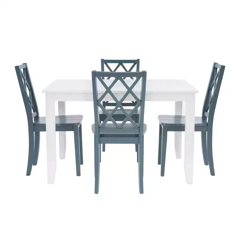 Powell 5pc Shelby Rectangle Counter Height Dining Set Graphite