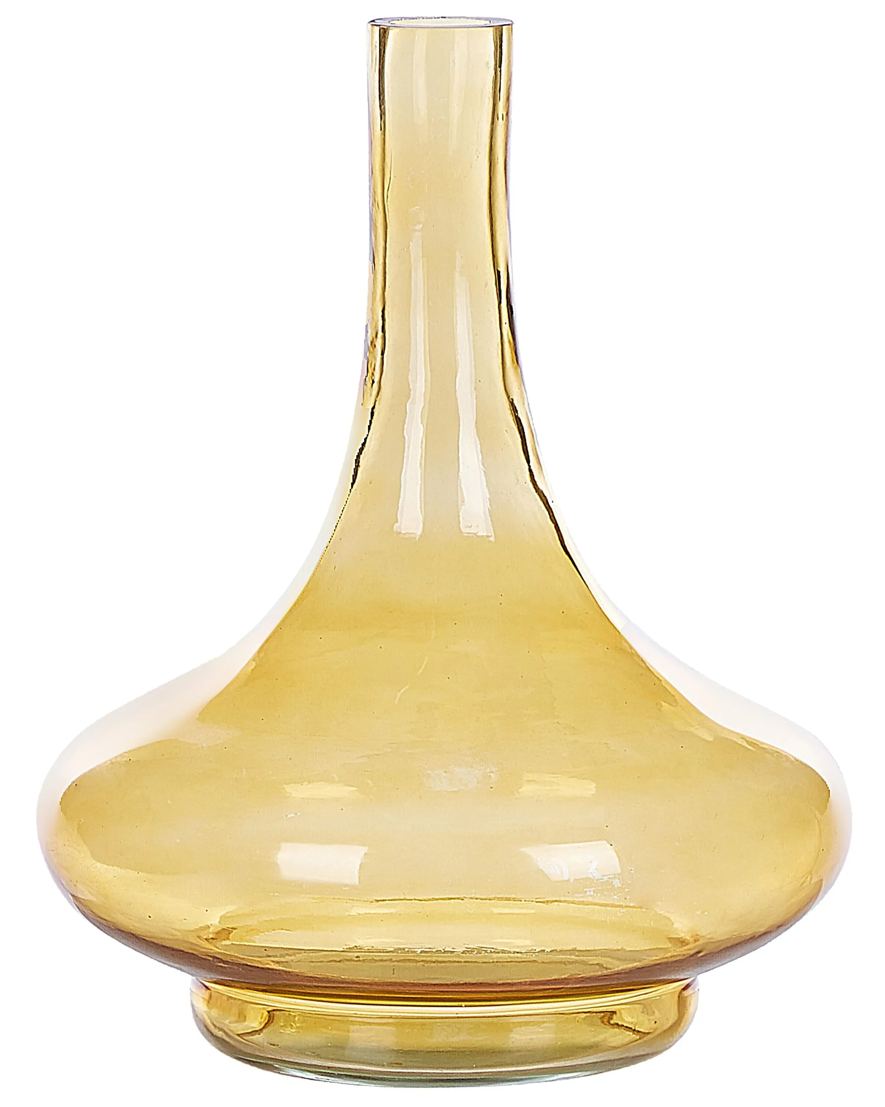 Vaso decorativo Vetro 30 cm Giallo