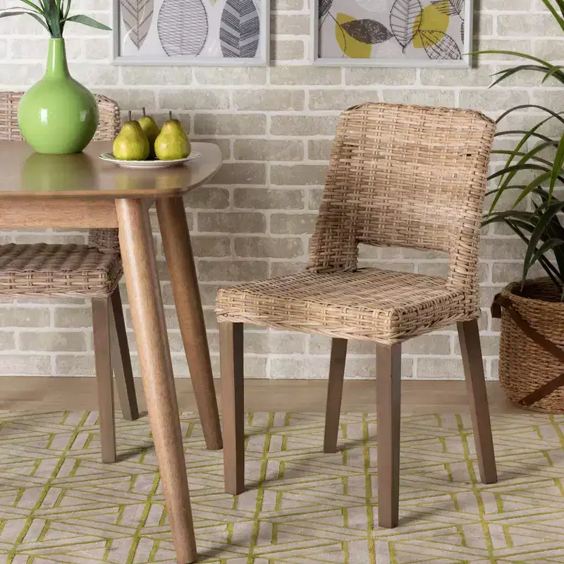 bali & pari Magy Dining Chair Brown
