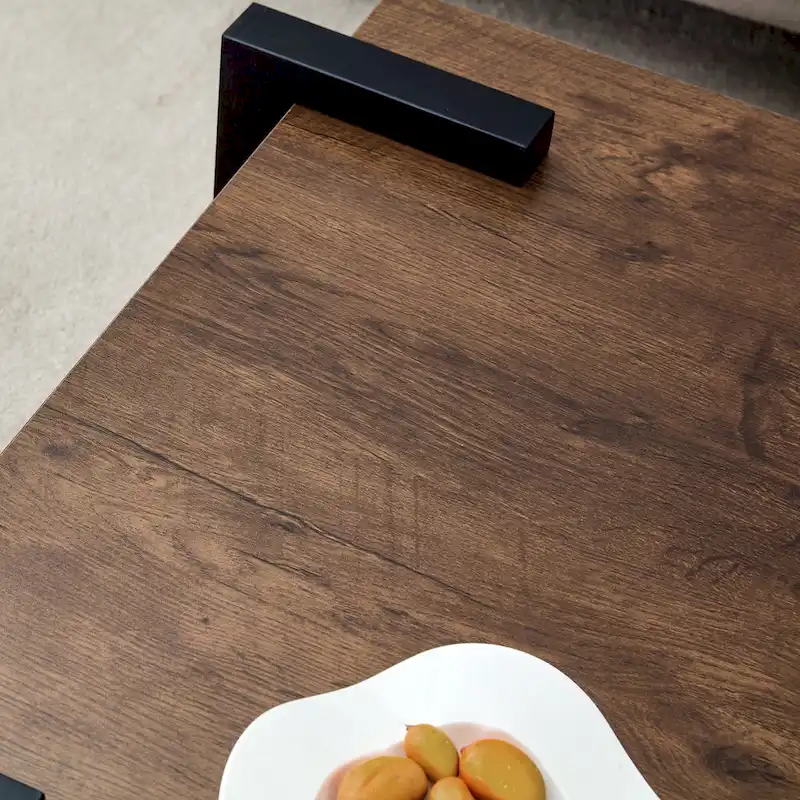 Modern MDF Coffee Table Durable Stylish Living Room Furniture