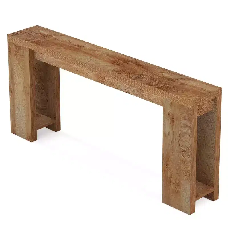 Wood Console Table, Farmhouse Sofa Table Entryway Table