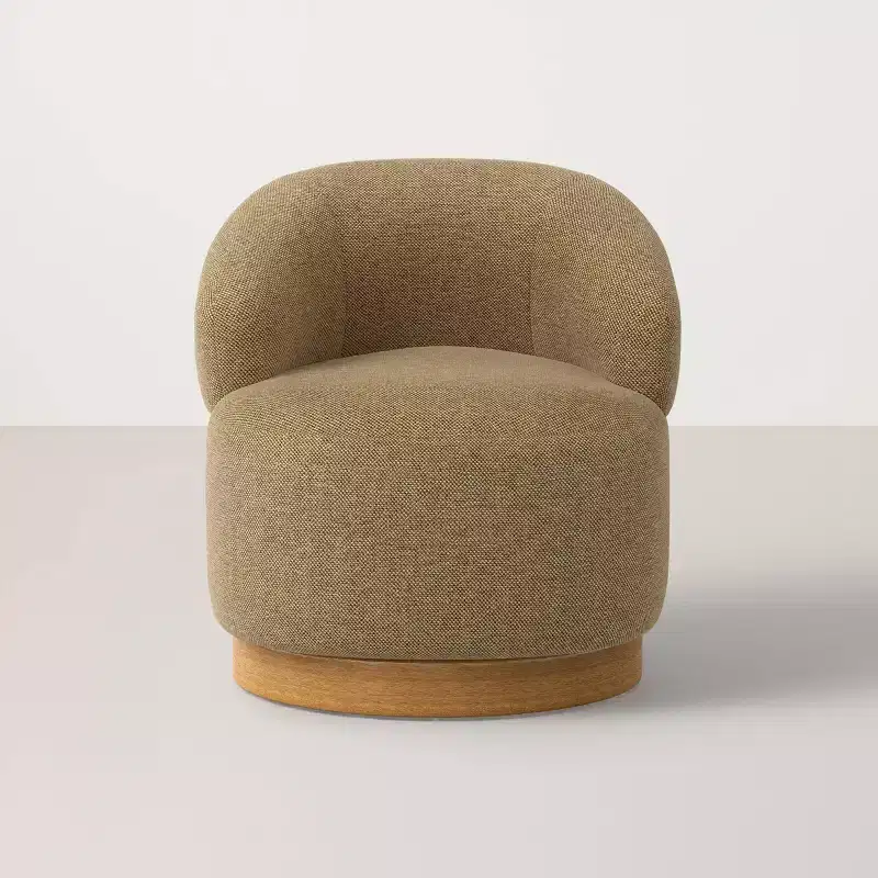 Swivel Chair with Plinth - Hearth & Hand with Magnolia
