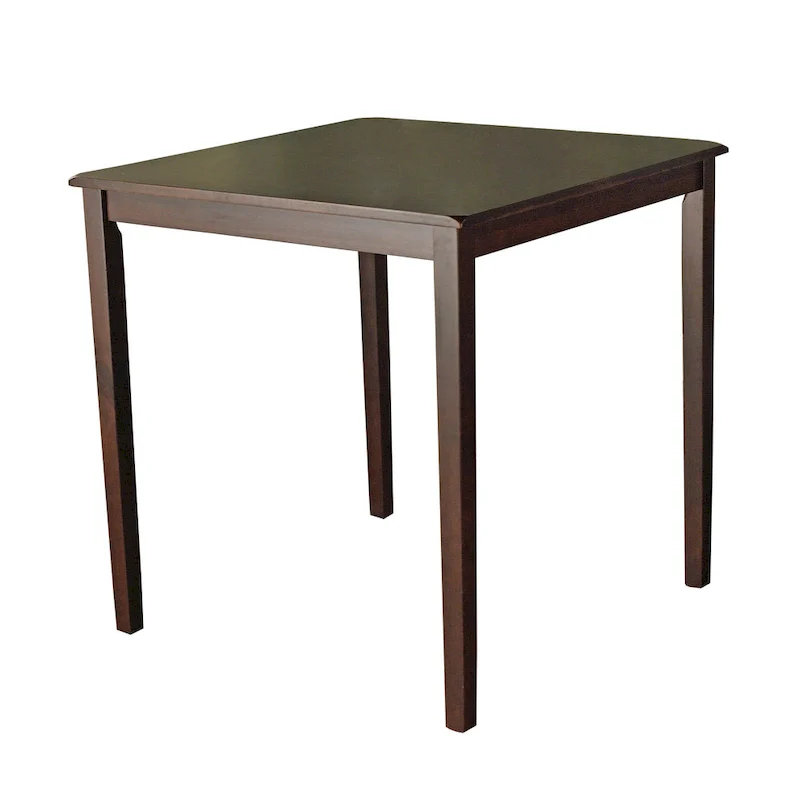 Honey Oak / Black / Espresso Counter Height Dining Table, Shaker Style, Seats 2–4