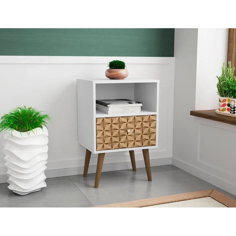 Liberty 1.0 Mid Century Modern 1 Drawer Nightstand