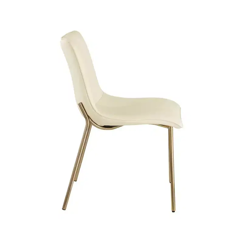 Meridian Furniture,Isla Vegan Leather Dining Chair, Set of 2