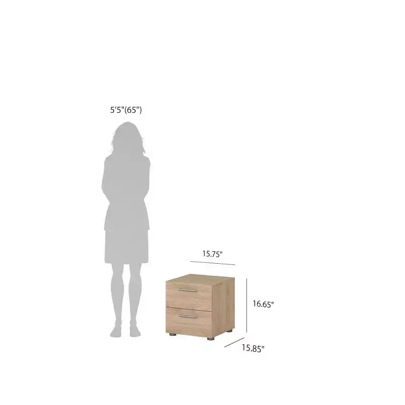 Tvilum, Austin 2 Drawer Nightstand