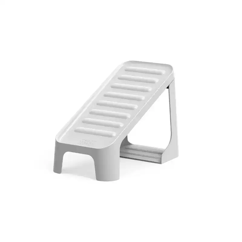 Joseph Joseph 6pk Shoe-in Compact Space-Saving Shoe Organiser: Off-White Polypropylene Freestanding Rack, Holds 6 Pairs