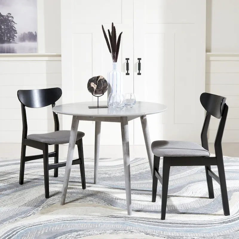 SAFAVIEH Geoff Folding Round Dining Room Table - 35 W x 35 L x 29 H - 35Wx35Dx29H