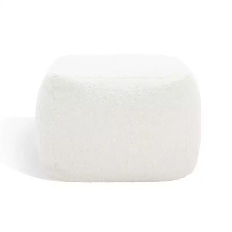 Samuels Boucle Pouf - SFV5041 - Safavieh Couture