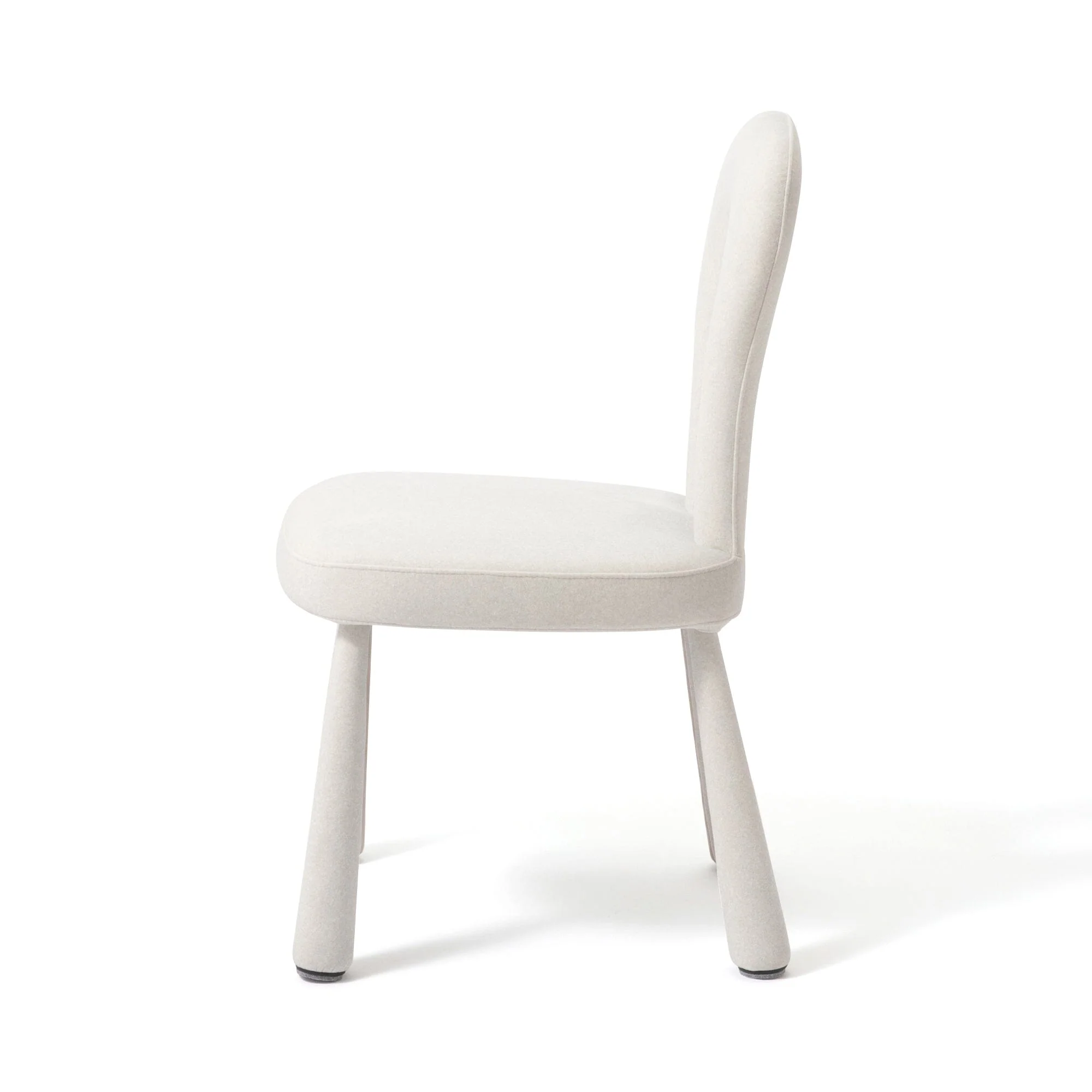 White Rabbit Ear Upholstered Accent Chair
