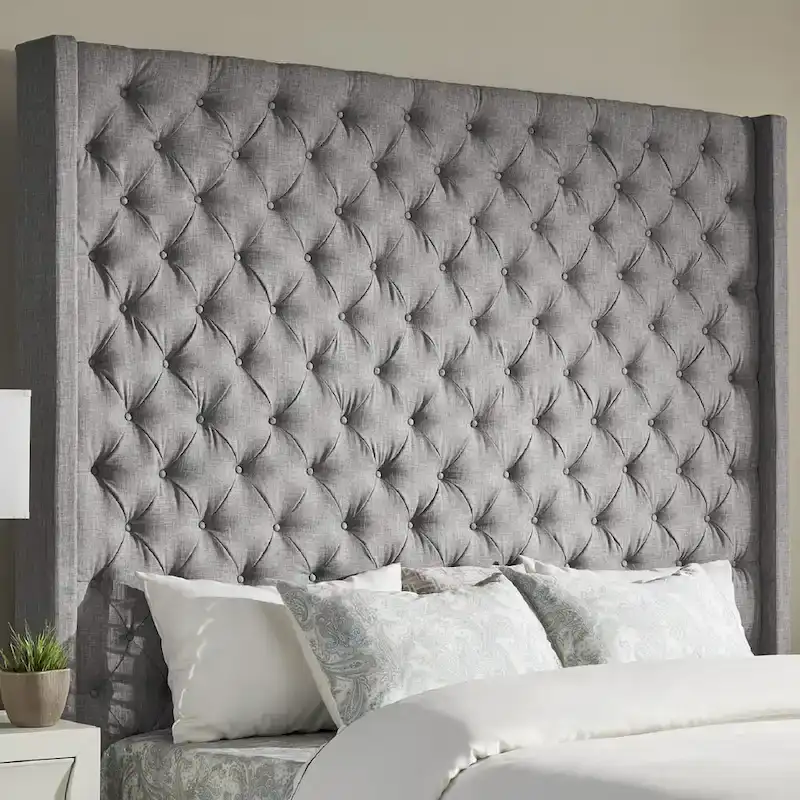 Naples Button-tufted Wingback Headboard only by iNSPIRE Q Artisan
