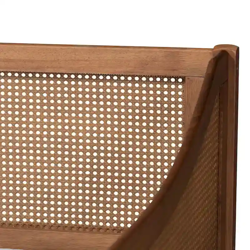 Mid-Century Modern Synthetic Rattan Daybed - Twin