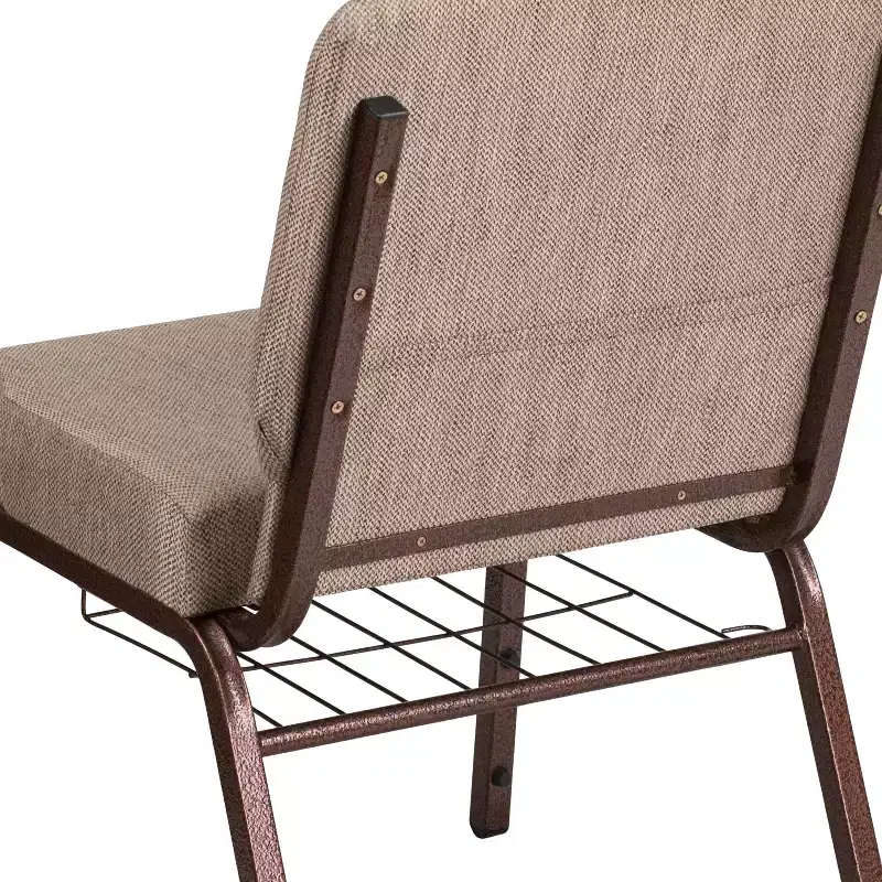 Flash Furniture HERCULES Series 21''W Church Chair with Book Rack
