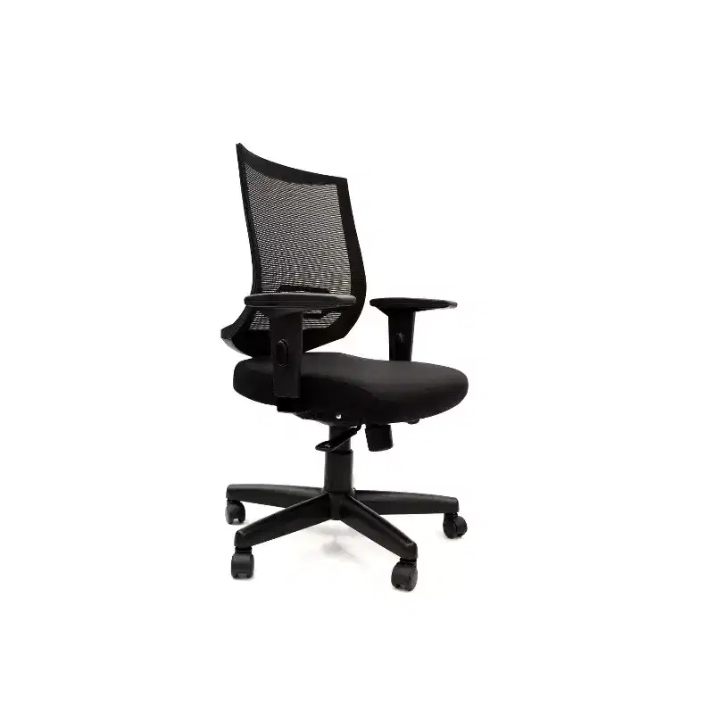 HomeStock 47 in.H Adjustable Height Brown Faux Leather Seat Material with Adjustable Tilt Ergonomic Office Chairs