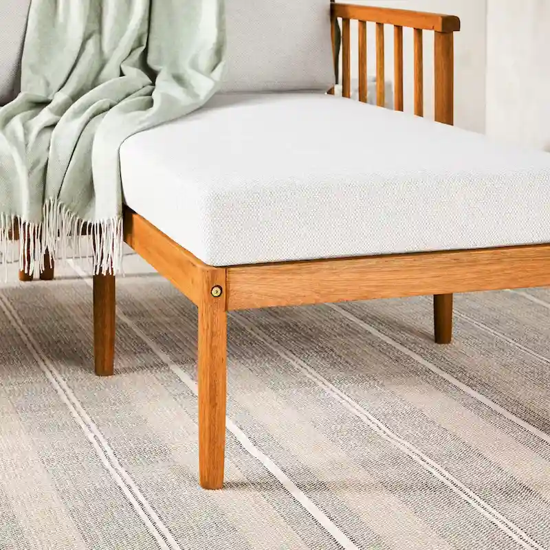 Middlebrook Solid Wood Spindle Sofa-Chaise
