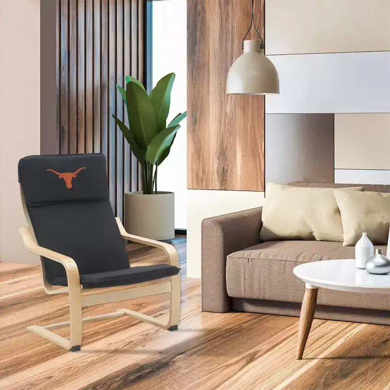 NCAA University of Texas Bentwood Accent Chair