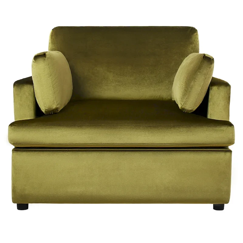 Naro Modern Fabric Accent Chair with Removable Cushion by Christopher Knight Home