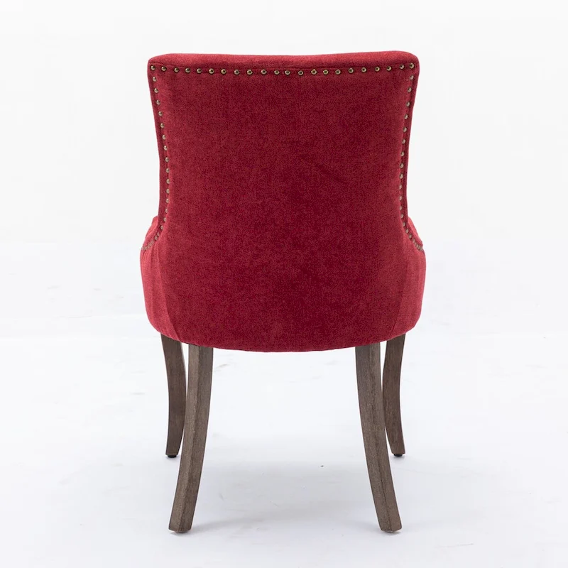 Traditional Tufted Ultra Upholstered Wingback Dining Chair Set of 4