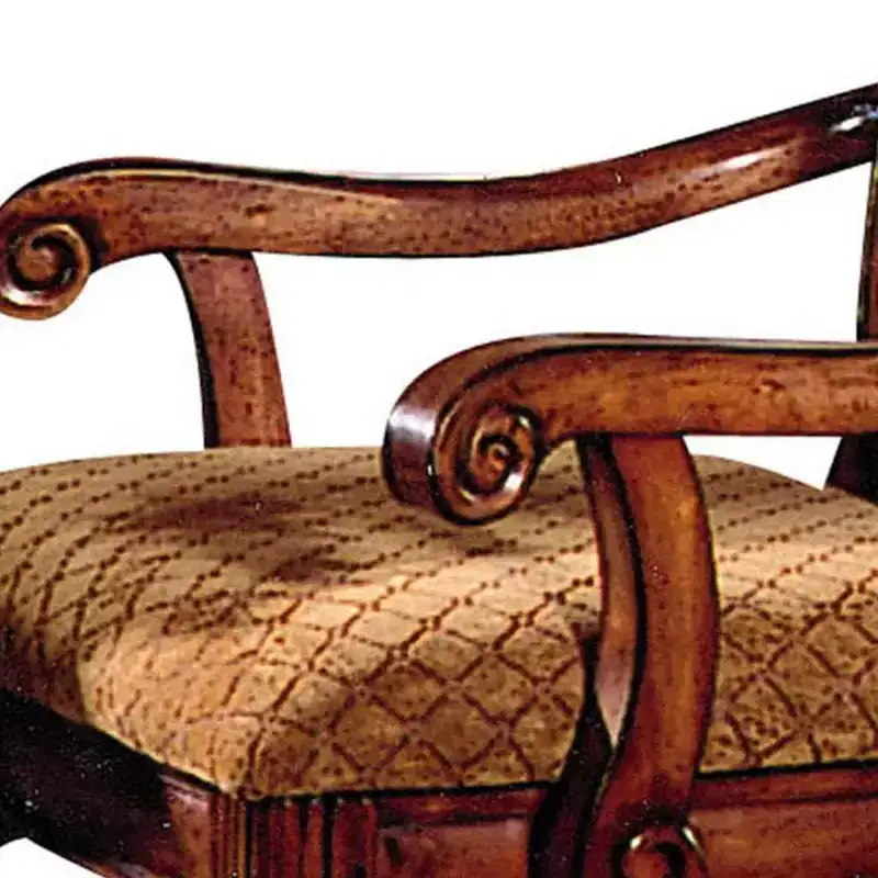 Acme Furniture Chateau De Ville Dining Chairs Diamond Pattern Cherry Finish