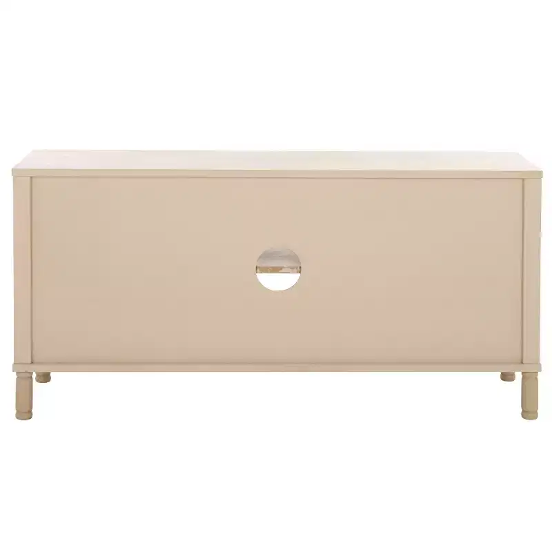 2-Door TV Stand | Desert Brown / Matte Black / Natural | Fits up to 43