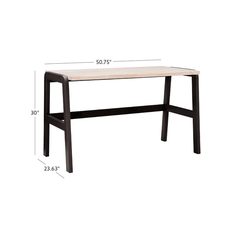Mulligan Natural Wood Top Desk