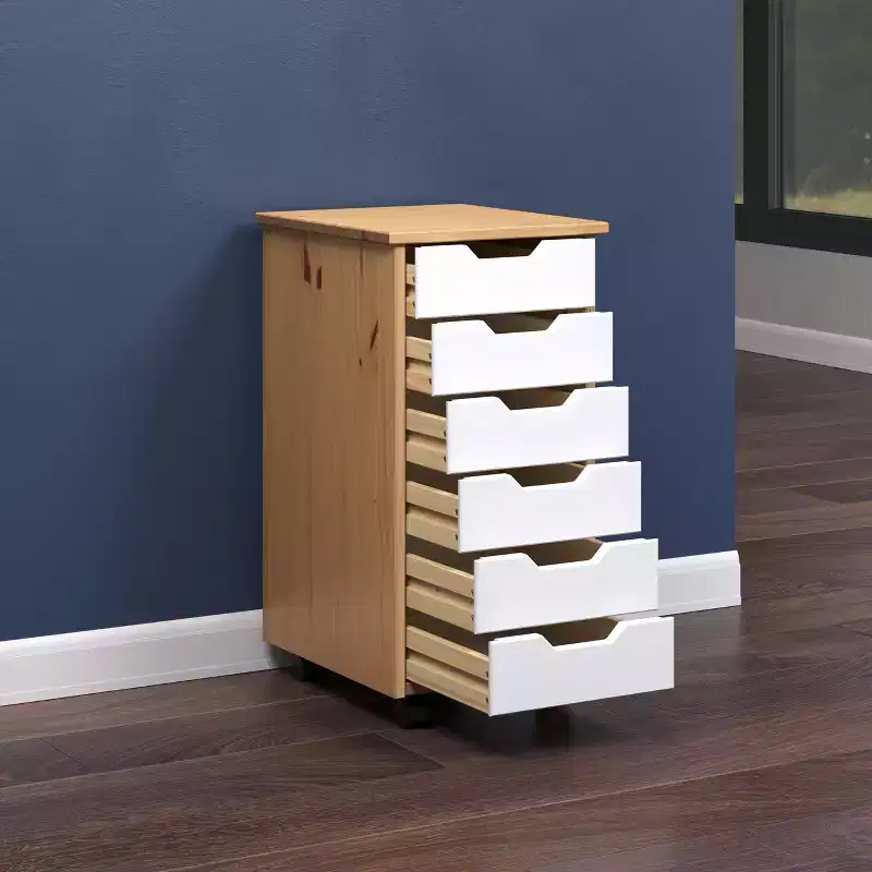 Trendfurn Omnia Narrow 6 Drawer Roll Cart