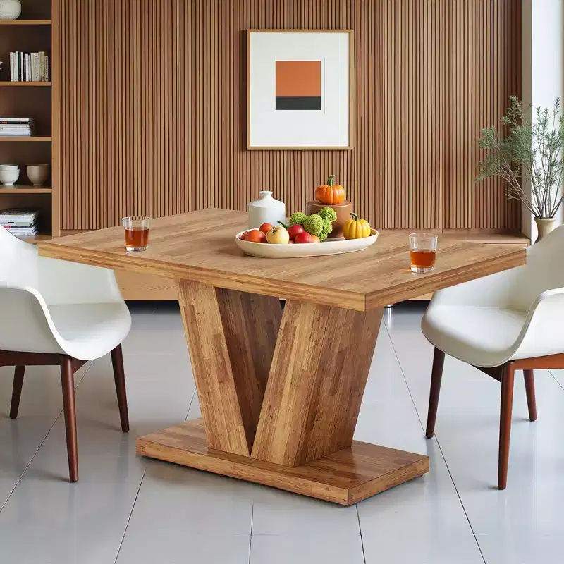 Farmhouse Rectangular Dining Table – Seats 4 to 6