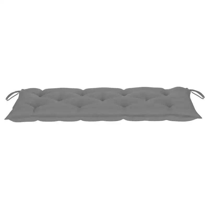 Patio Bench with Cushion 47.2 Solid Acacia Wood
