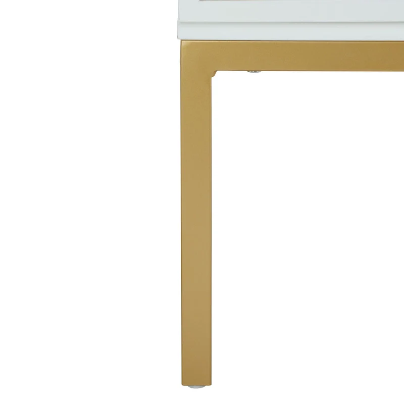 Black / White / Walnut / Natural 6-Drawer Rattan Dresser with Metal Frame – Single Unit