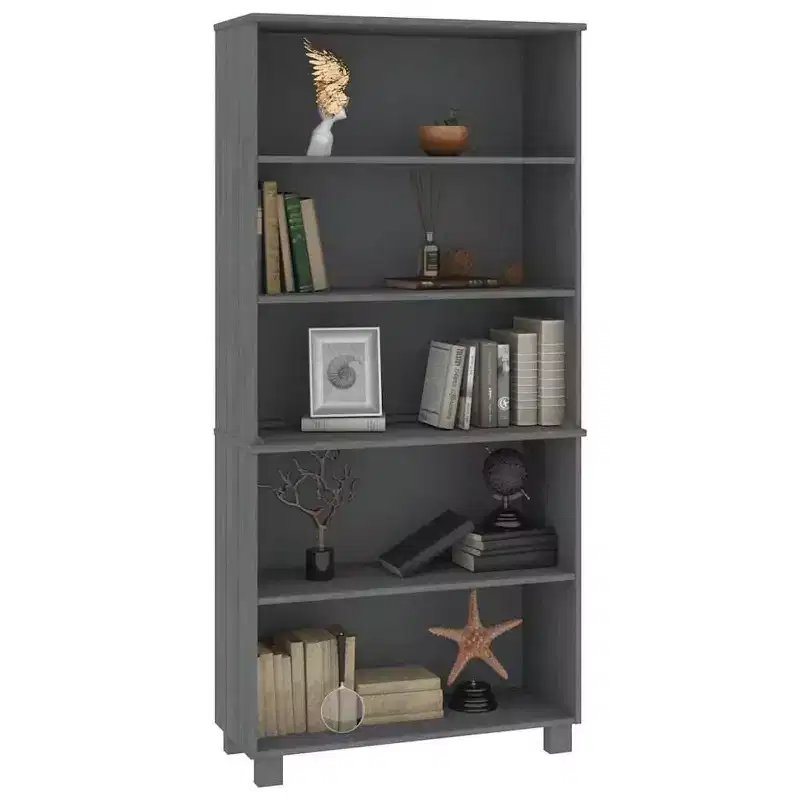 vidaXL Highboard Set of 2 Solid pine wood, MDF Large Highboard