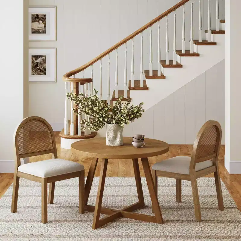 Nathan James Set of 2 Bailey Boucle Dining Chair