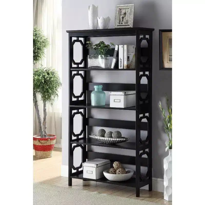 HomeStock Omega 5 Tier Bookcase