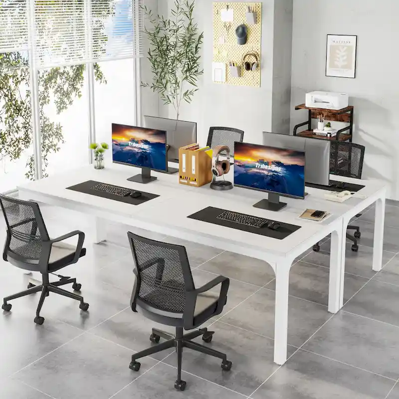 78.7 Inches Extra Long Computer Desk 2 Person Desk
