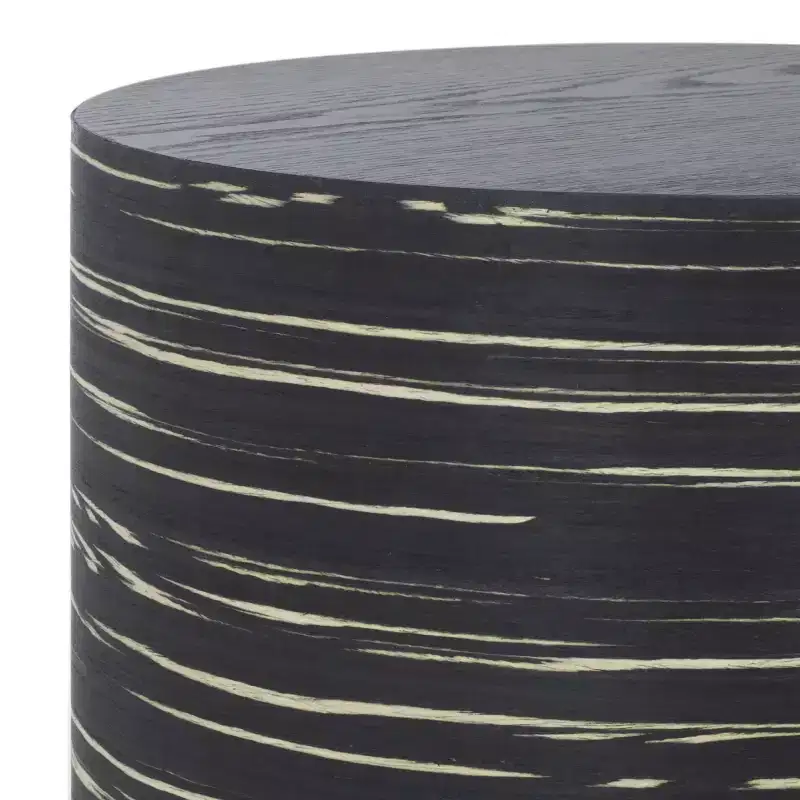 Bahan Round End Table - ACC2311A - Black - Safavieh
