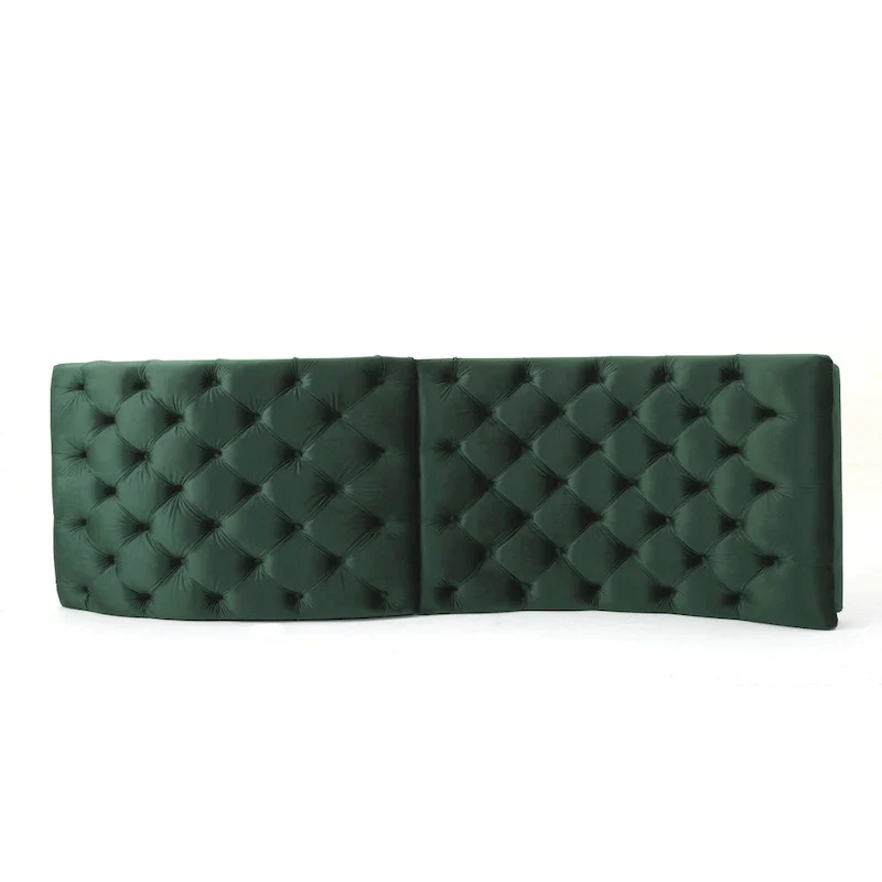 Garret Tufted Velvet Chaise Lounge by Christopher Knight Home