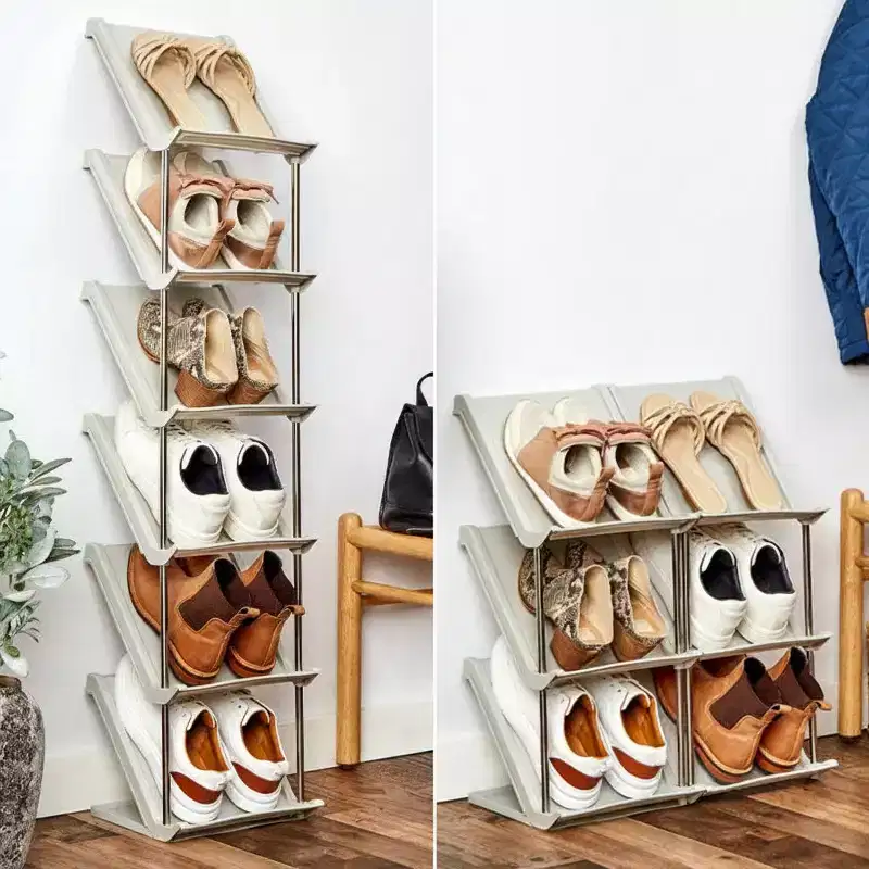 The Lakeside Collection Stackable Modular Shoe Rack - 6-Pc. -