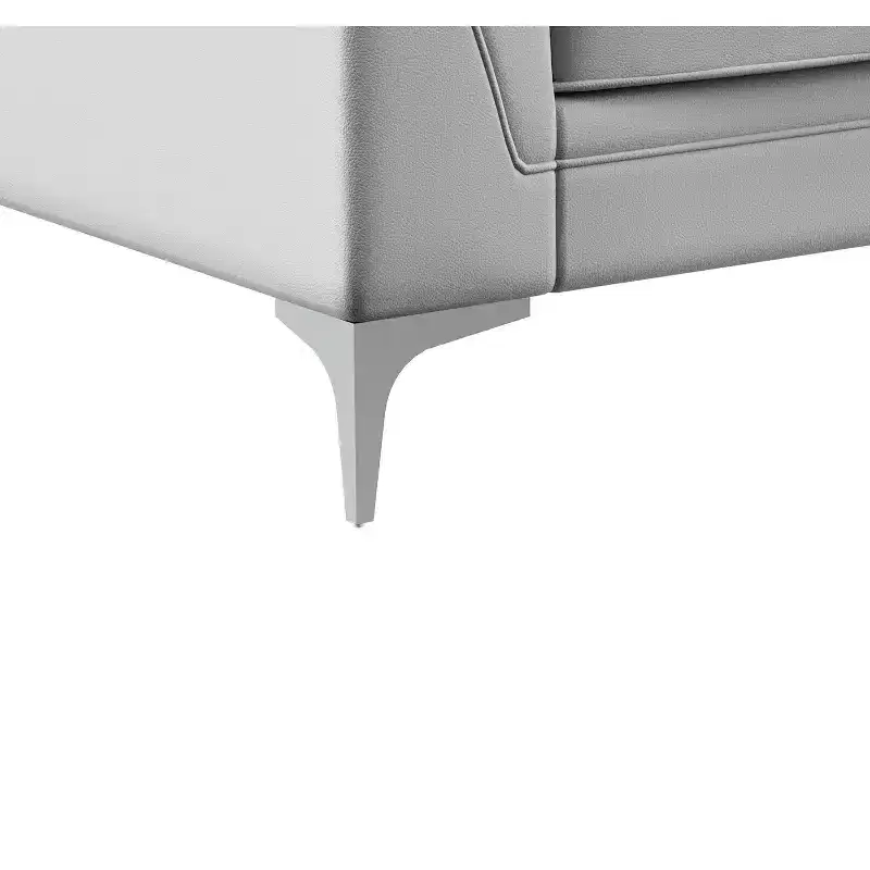 Light Grey Loveseat PVC