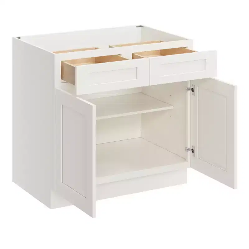 CASAINC 30 in. W x 24 in. D x 34.5 in. H Base Kitchen Cabinet with Drawer and Soft-Close Hinges  Plywood RTA Cabinet