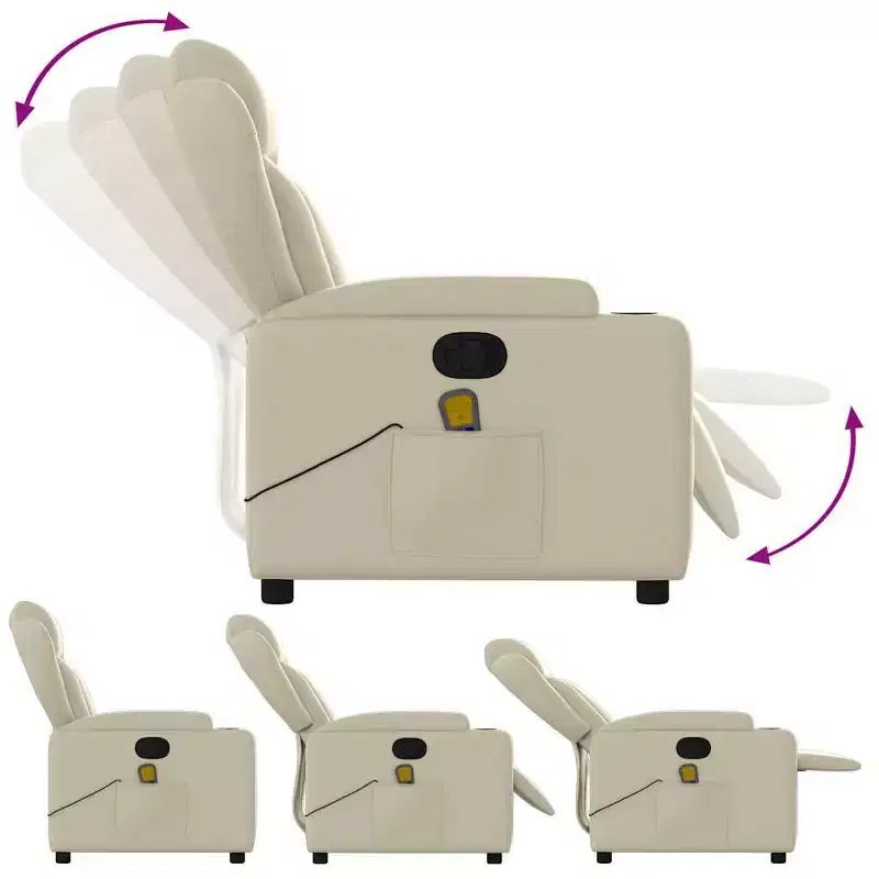vidaXL Electric Massage Recliner Chair