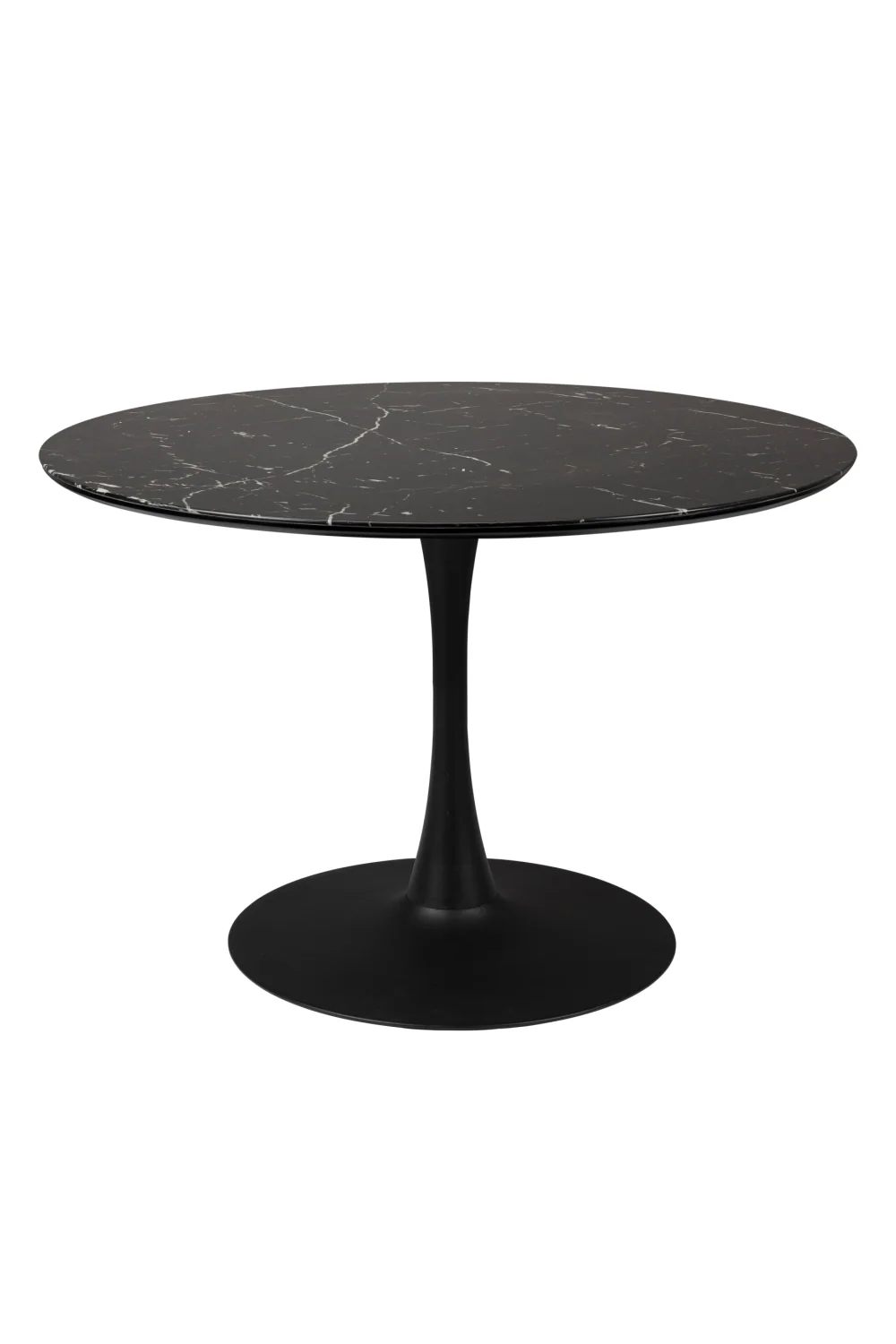 Marble Finish Pedestal Dining Table