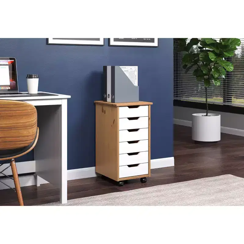 Trendfurn Omnia Narrow 6 Drawer Roll Cart