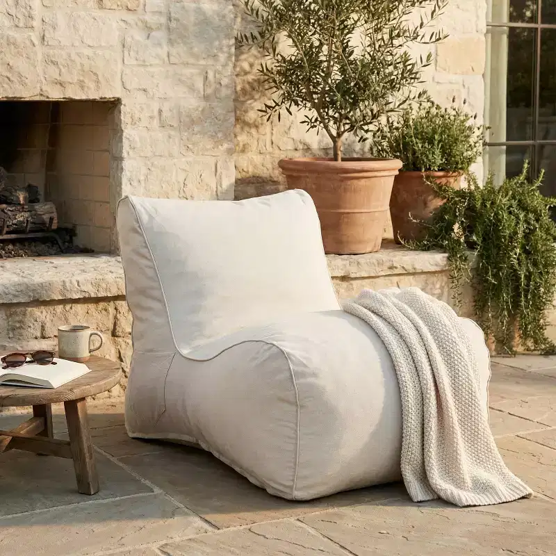 Christopher Knight Home Dorothea Modern Outdoor Bean Bag Lounge Chair