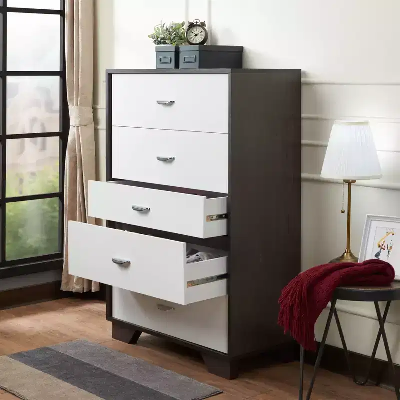 GDFStudio Colbert 5-Drawer 47 Wood Dresser
