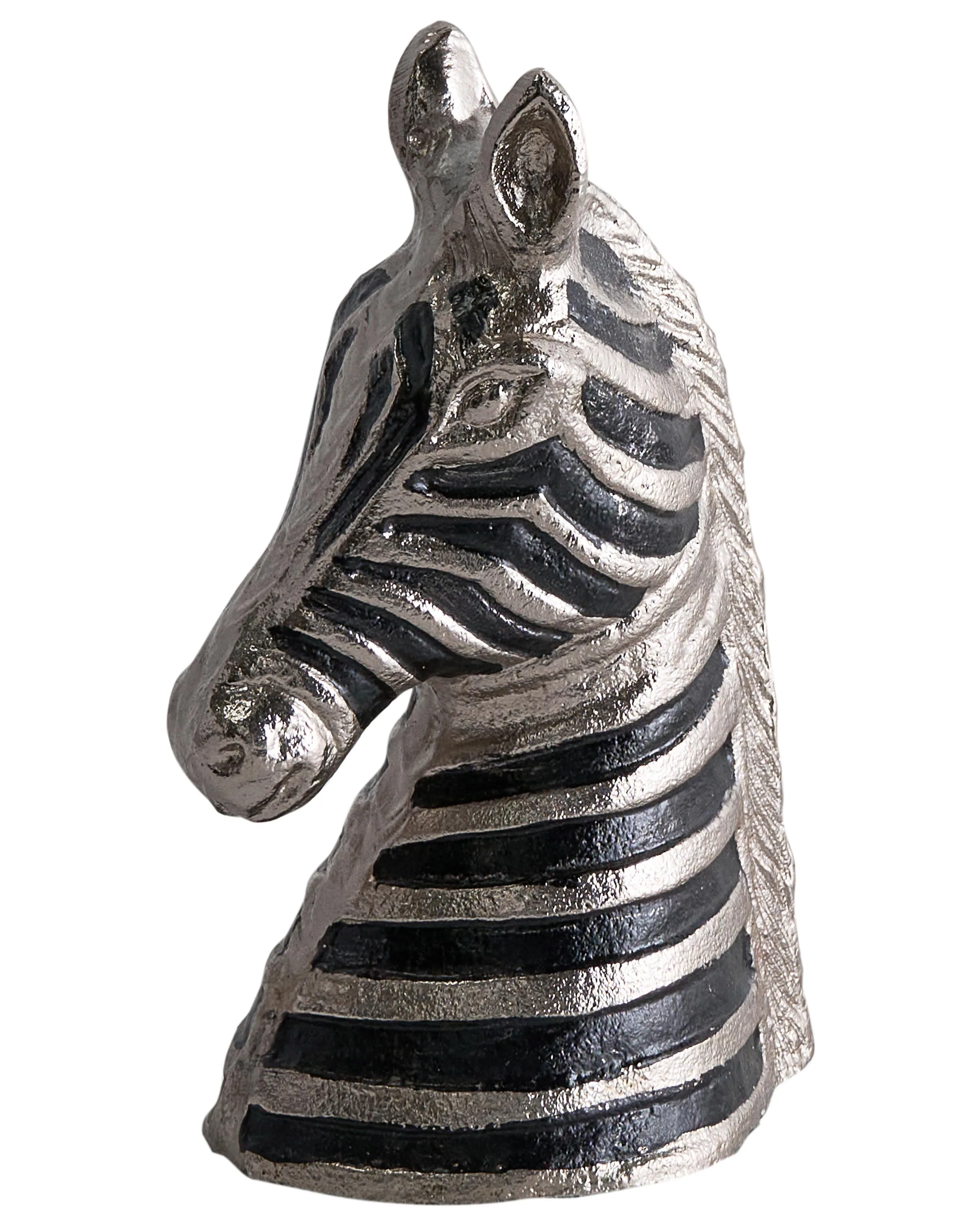 Accessorio decorativo Zebra Metallo Nero/Argento