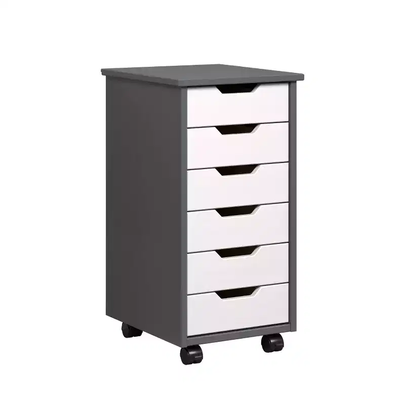 Trendfurn Omnia Narrow 6 Drawer Roll Cart